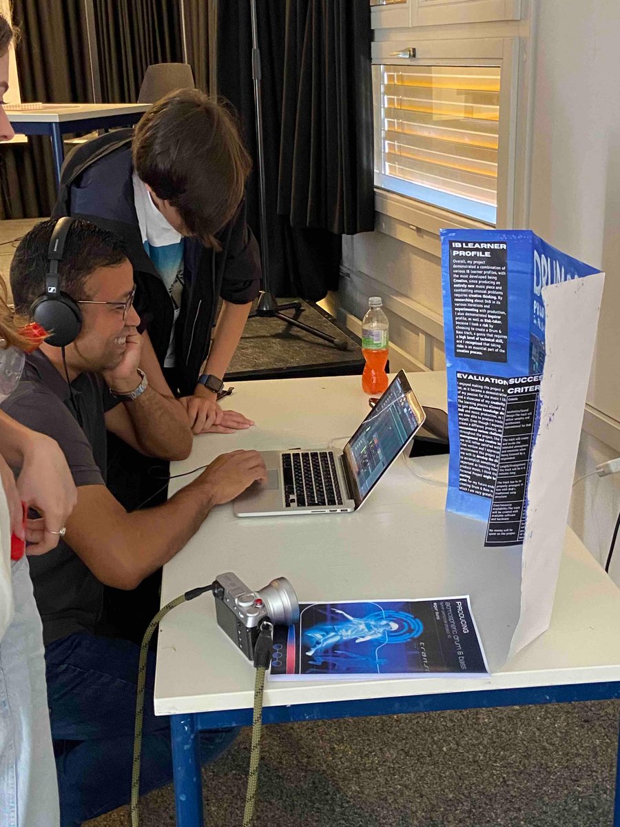 ISRsenior's tweet photo. Exploring the arts, coding a website, up-cycling, writing an own song …- the personal projects in the #IBMYP is a deep dive into our students’ interest and accumulating in today’s exhibition! #selfmanagement #lifeskills #researchskills @ISRheintal https://t.co/Qjr1M8sh99