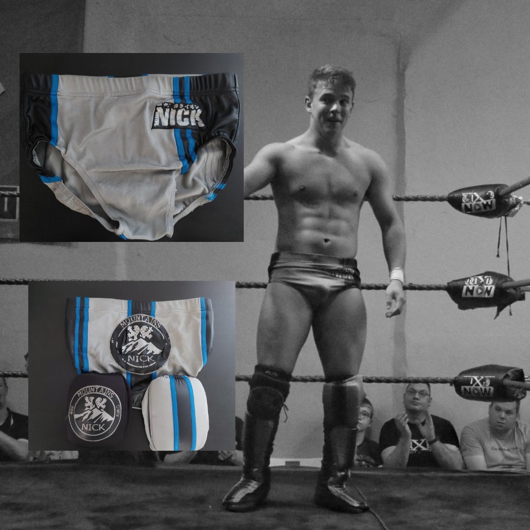 nickschreier's tweet photo. ❗❗❗I'm selling my ring-worn wrestling gear ❗❗❗

DM me 🫡🙌

#prowrestling https://t.co/MLDRGXvL5g
