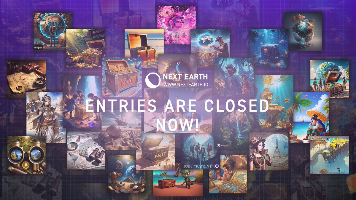 NextEarth_'s tweet photo. Our AI Image Contest has come to an end, and entries are officially closed! 🎉 Now, it's time for all the #NextEarthians to choose the winners! 🏆

Cast your vote from June 16th to June 20th, 4 PM CET on our DAO page ( https://t.co/HaMaSAPNyz ) 🚀 https://t.co/bOWj8wfINC