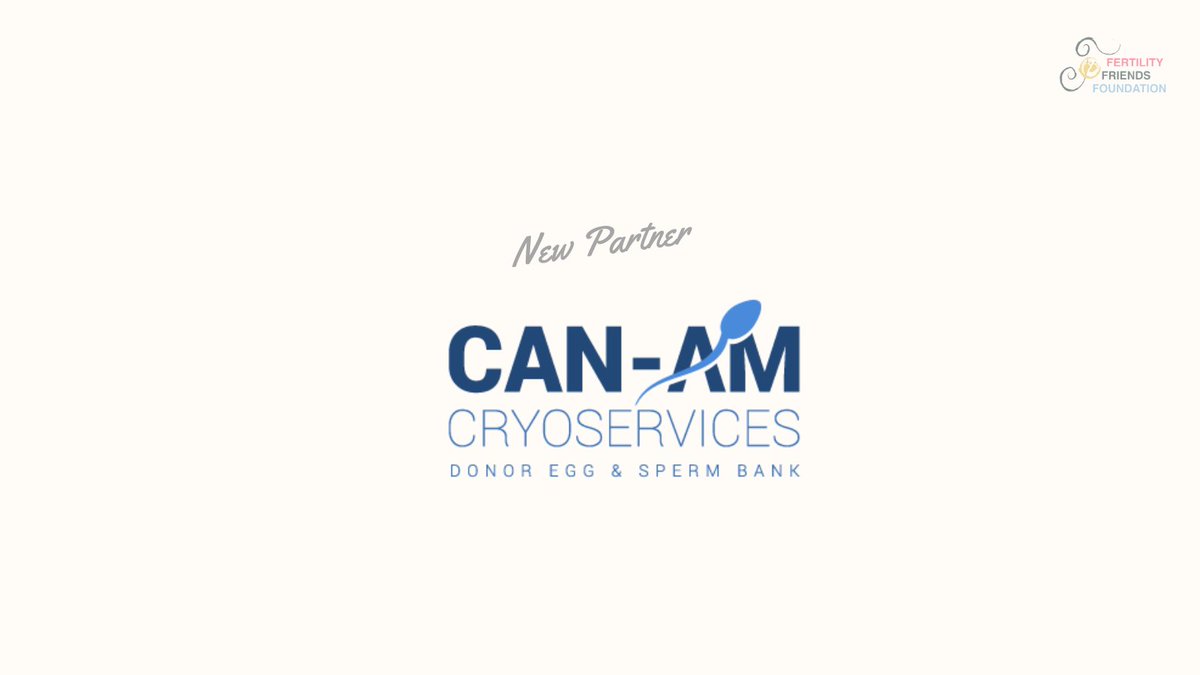 FFFinfertility's tweet photo. We have partnered with Can-Am Cryoservices

Can-Am Cryoservices and @FFFinfertility will be working together to raise awareness for the equality of fertility care access. Welcome to FFF! 🎉 #fertility #equality https://t.co/wwE5haVNpr
