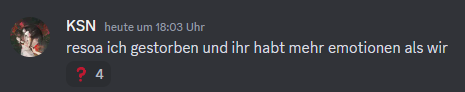 NVEDramaDays's tweet photo. EILMELDUNG!!!
Team #digga eines der Favoriten Teams STIRBT an #DieBuddiesZocken
WIR SIND UNTER DEN TOP 20 SPIELERN
Außerdem bricht Streit zwischen Team (mal wieder) #IntoTheZone und #digga aus: https://t.co/DxOeR00rOj