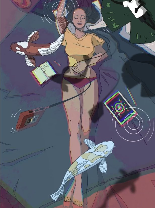 We’re spotlighting <a href="/DFnetta/">Daf</a> in <a href="/DailyRalpha/">Daily Ralphaᵍᵐ</a> today!

Dafne is an Italian artist and 2D animator based in France who likes to explore nostalgia, introspection and vulnerability. She describes herself as a "Feelustrator"

<a href="/thehugxyz/">JJ</a> page: thehug.xyz/artists/fnetta