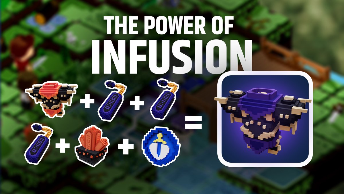 É hora de obter o aprimoramento supremo! 💥

Turbinem seus equipamentos com a Infusão em market.voxies.io/forge. ⚒️