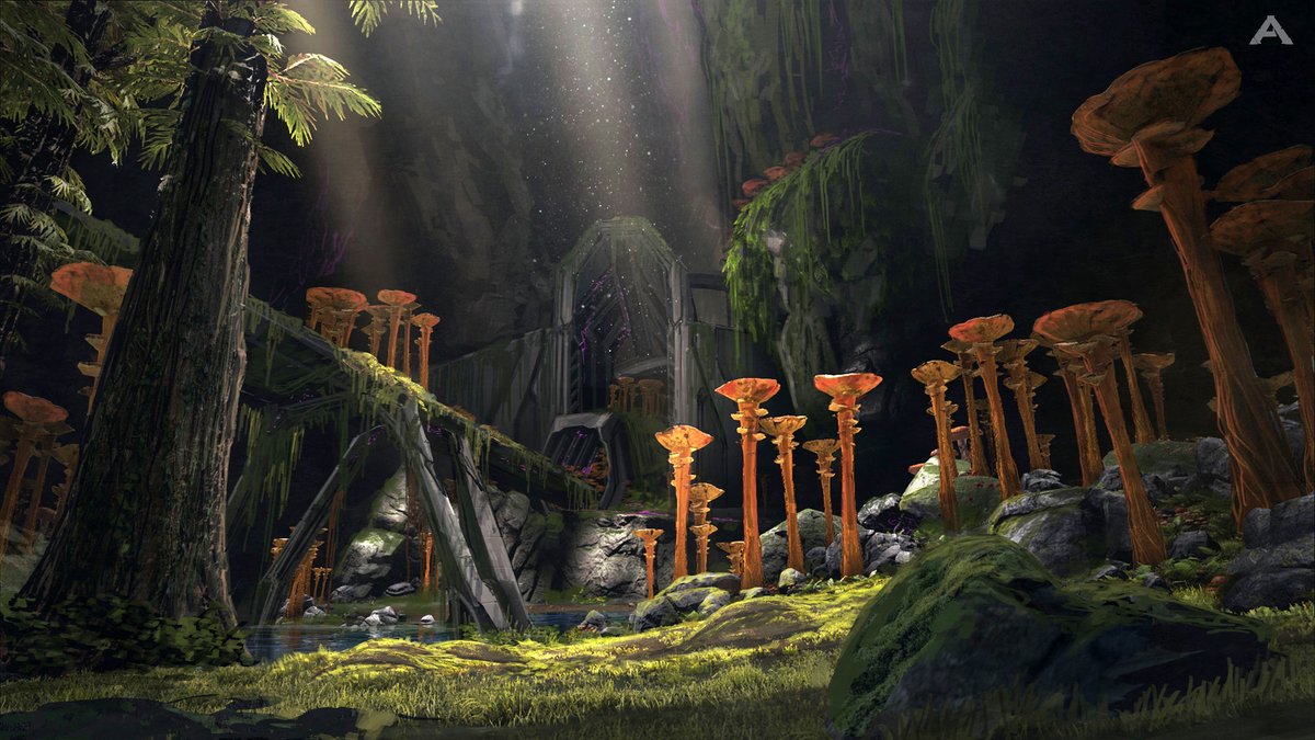 Hey everyone! Excited to share some throwback concept Art with you  today. Here are some old concepts I created for Ark Aberration, I remember  feeling super proud of them at the