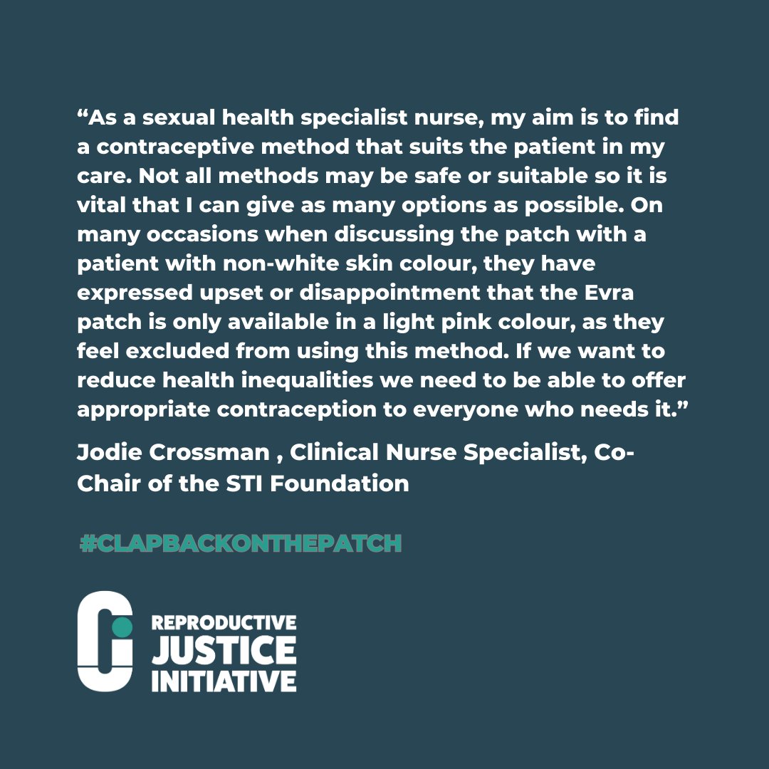 RJInitiative's tweet photo. See below a quote taken from #C4DavinaPill documentary!
Thank you to everyone for their continuous support demanding that Gedeon Richter make an inclusive patch that everyone can use.
https://t.co/kZBocntKPb
#clapbackonthepatch #contraceptivepatch #C4DavinaPill https://t.co/NSRCxfVj7n