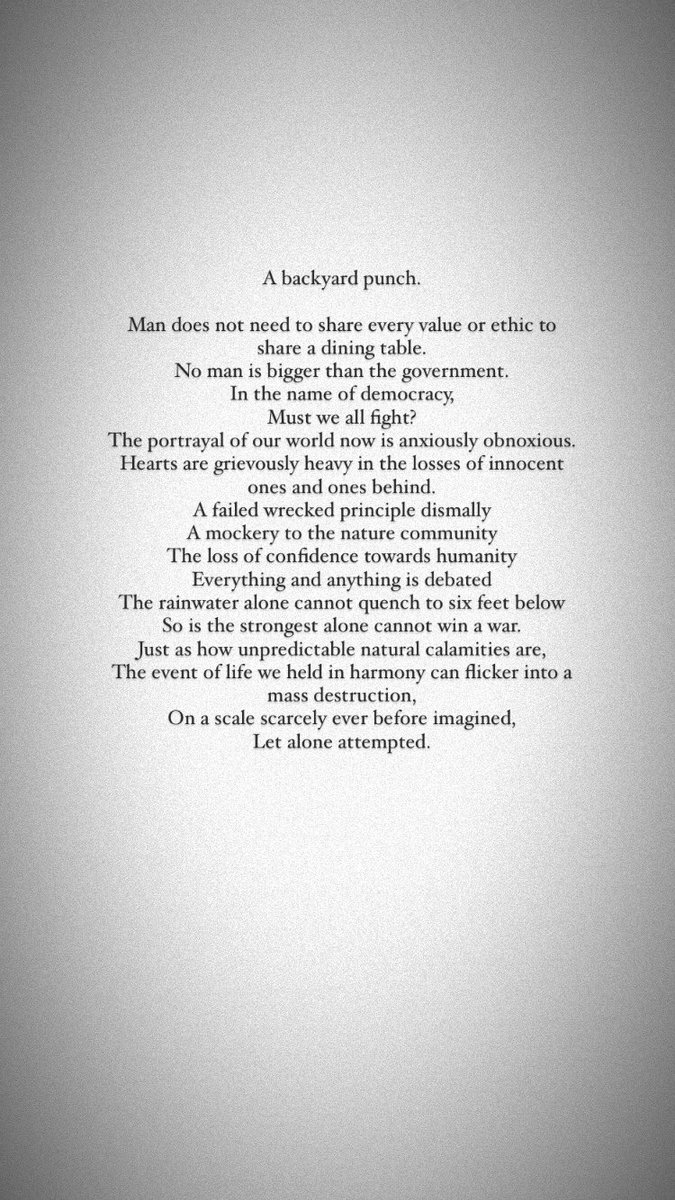 zenisblack's tweet photo. 14.06.2023
#wordporn #democracy #poetrylovers #poetrytwitter https://t.co/Sw8OX7gSro