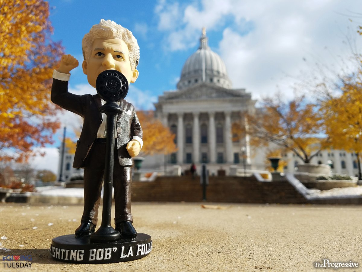 June 14th is the 168th anniversary of the birth of Robert M. (“Fighting Bob”) La Follette, founder of our magazine. 
It has been 98 years since his death in 1925, but the spirit of Fighting  Bob lives on today in the struggles for open and accountable government round the nation.