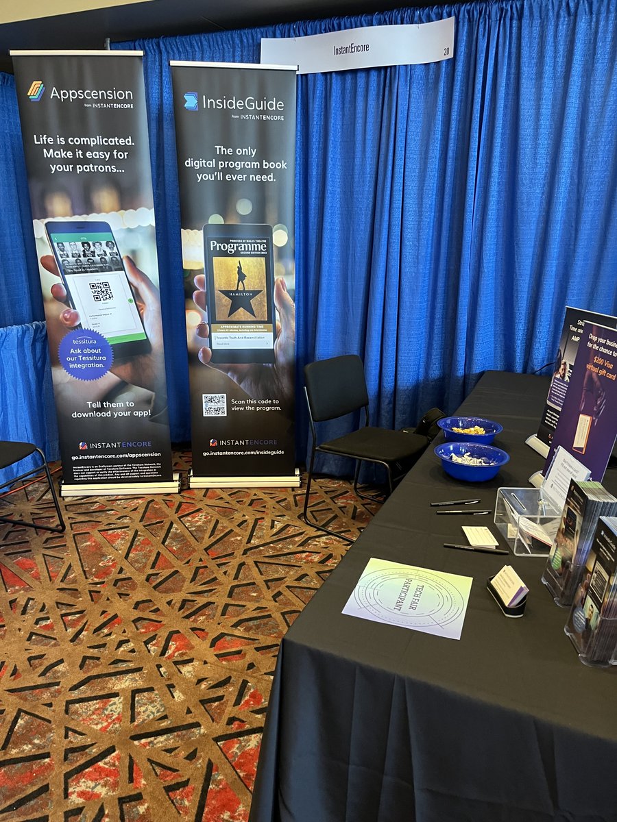 InstantEncore's tweet photo. We're excited and ready for the @OrchLeague Conference hosted by @pghsymphony! Stop by Booth 20 and connect with our #Pittsburgh local David Dombrosky. #Orch2023 #mobileapps #digitalprogram https://t.co/SEqGcX5y1J