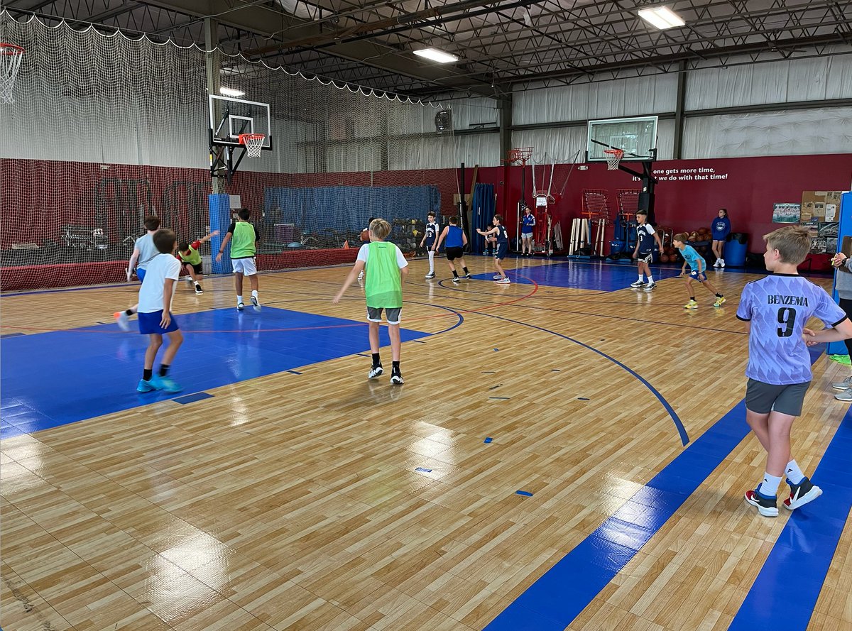 A couple pictures from our 3v3 Freeplay League that started this week.  The kids seemed to really have some fun with it. #3v3freeplay