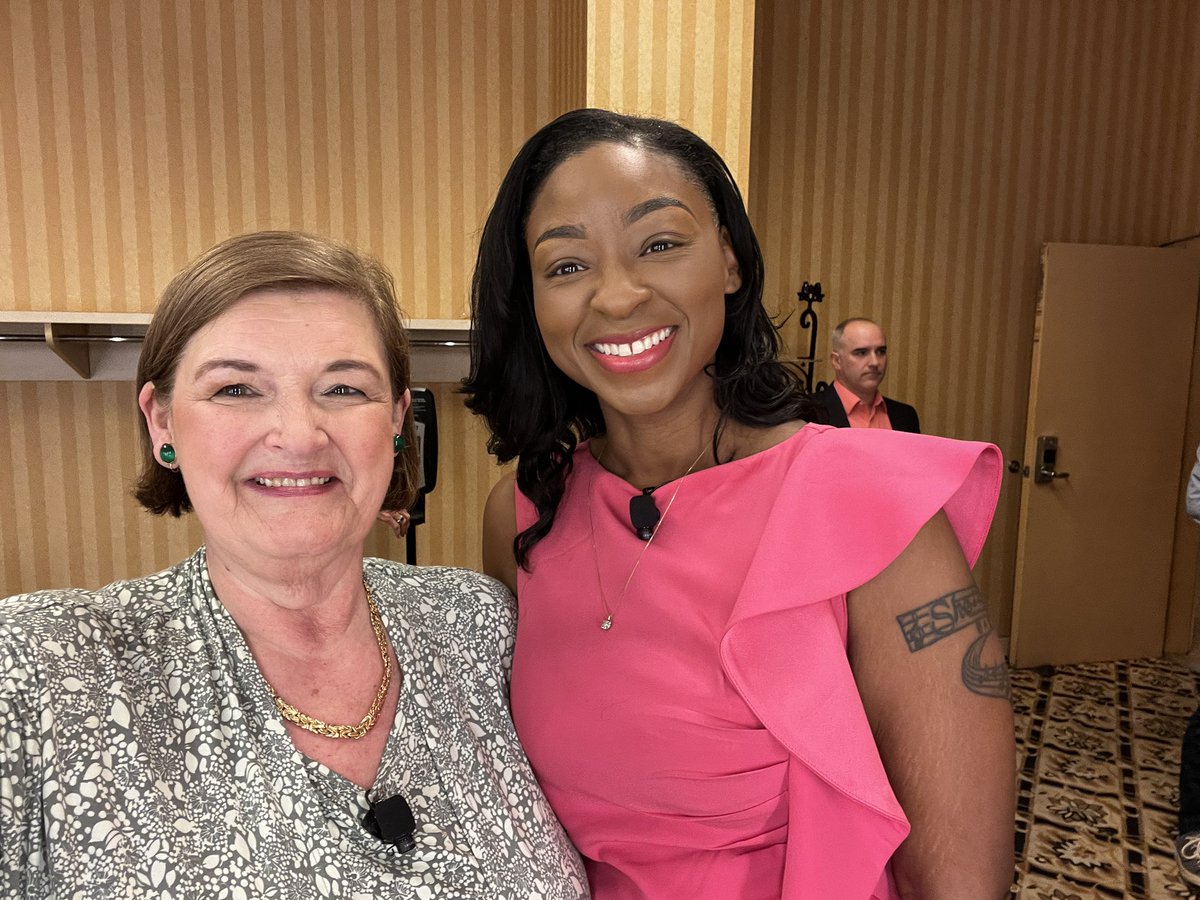 Backstage with <a href="/TheJuanitaColey/">Juanita Coley</a> - heading to the stage in a few minutes with 3 <a href="/Verint/">Verint</a> award-winning customers <a href="/Costco/">Costco</a> <a href="/Cigna/">Cigna Healthcare</a> and Central Provident Fund Board #Engage23