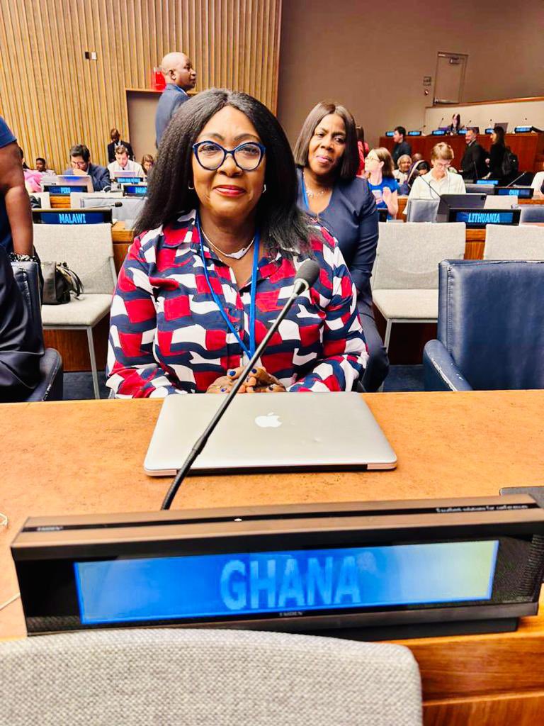 TinaGMensah's tweet photo. I am currently in NewYork participating in the UN16th Conference of State Parties #COSP to the Convention on the Rights with persons with Disabilities. #CRPD.
#ServiceToGodAndCountry @UN @mohgovgh https://t.co/M75Q4Wo50y