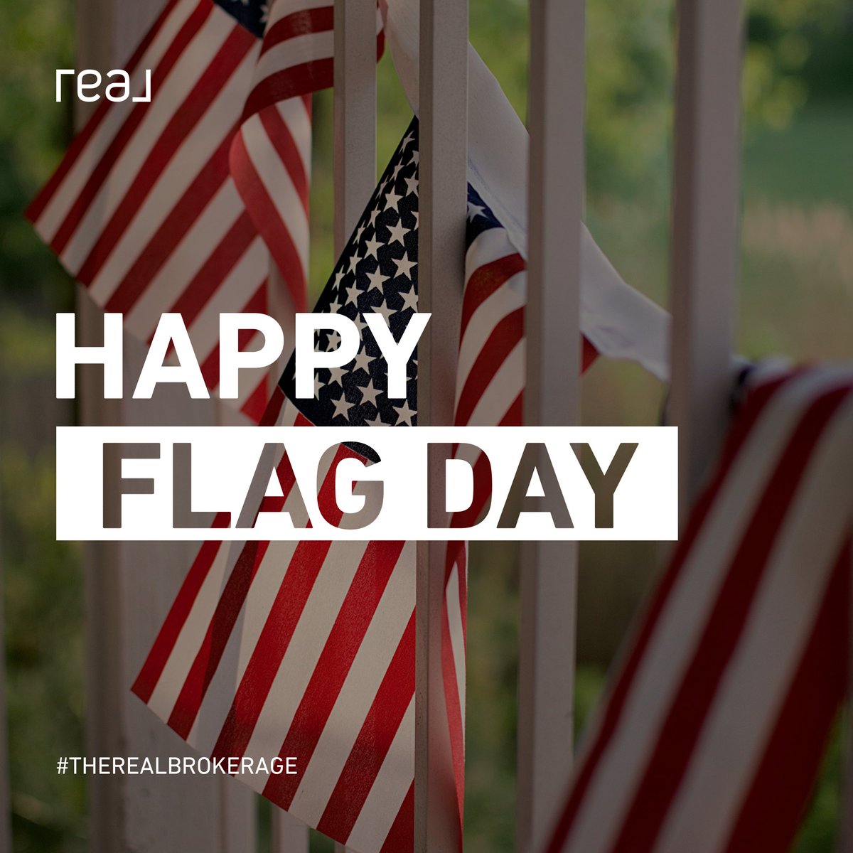 Happy Flag Day from The Real Brokerage! Today we honor the adoption of the U.S. flag as a symbol of freedom and unity.

#therealbrokerage #workhardbekind