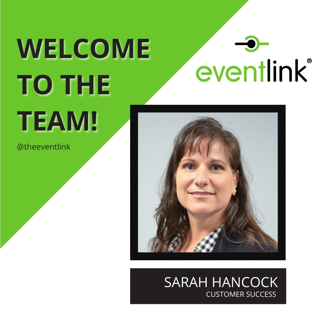 TheEventlink's tweet photo. ๐ We're excited to welcome Sarah Hancock as a new member of our Customer Success team! With Sarah on board, we're taking our commitment to delivering exceptional service and exceeding customer expectations to the next level. Welcome to the team, Sarah!
#Eventlink #OneSpot https://t.co/14TTvgX1EN