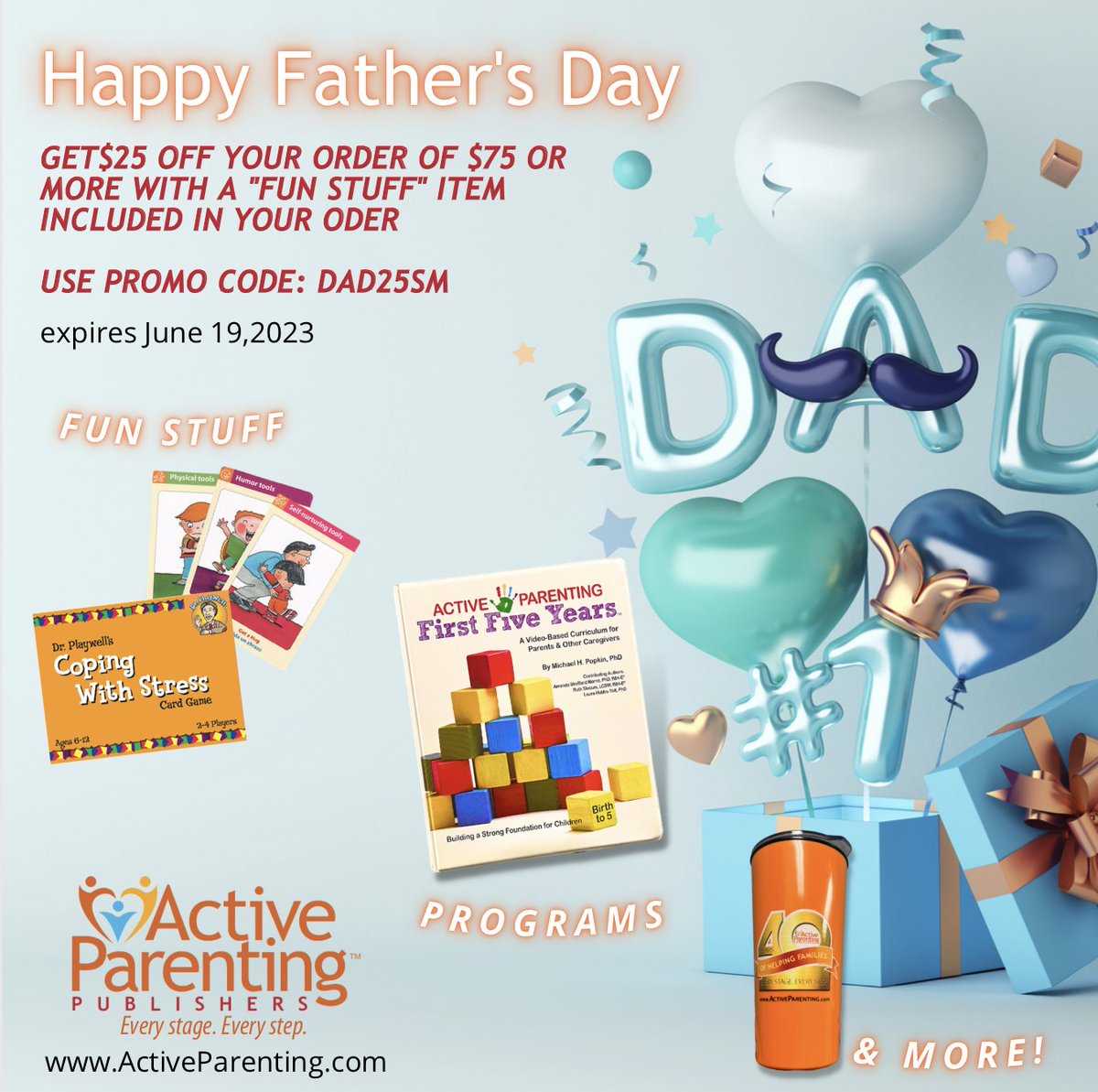 ActiveParenting's tweet photo. Active Parenting Publishers has a variety of parenting programs that covers every stage and step of a child's life. 

💻🛍️Access this special offer TODAY by visiting our shop:
https://t.co/SYVVygog65 https://t.co/KxaQ1J8tuH