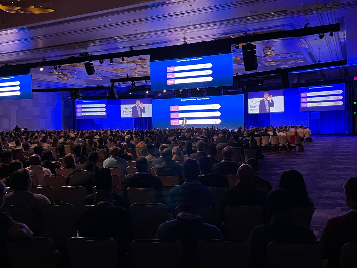zscaler's tweet photo. Zscaler CEO Jay Chaudhry kicked off #ZenithLive2023 with a keynote about the innovations helping enterprises transform their networks. He was joined by executives from @FannieMae, @Equinix, and more discussing how they led their companies through secure digital transformation. https://t.co/cWO2S2wJ0W