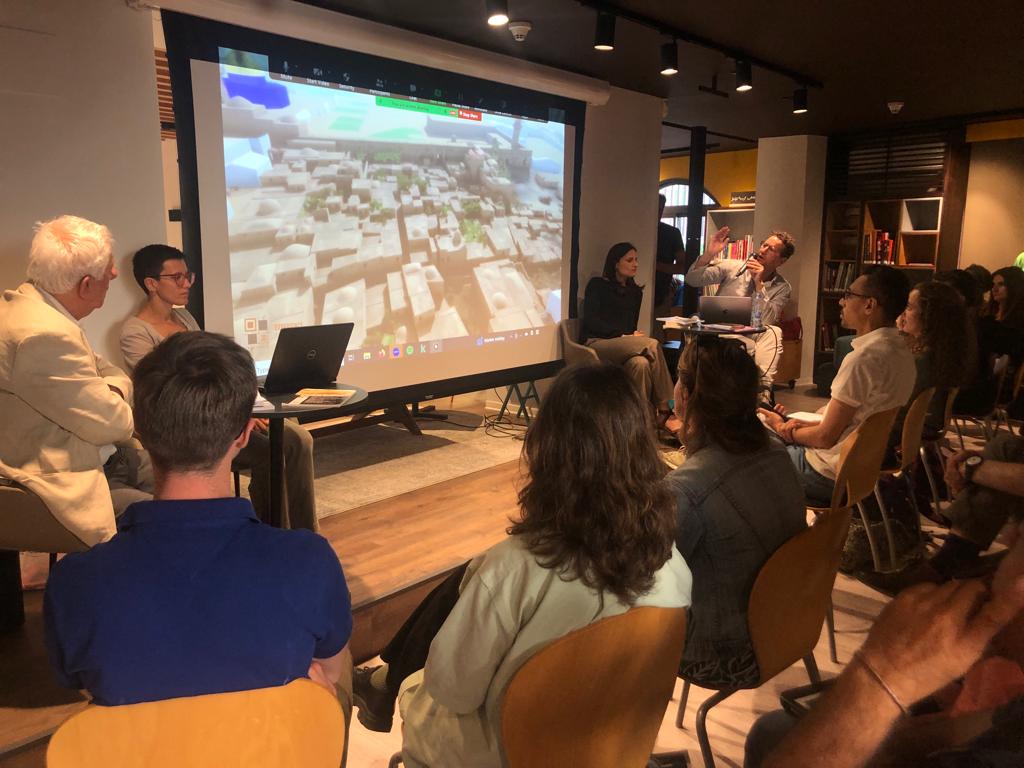 ArchivalCity's tweet photo. Open Jerusalem Days in Ramallah: Presenting the 3D reconstruction of the Maghrebi Quarter at the French -German cultural Institute  المعهد الثقافي الألماني-الفرنسي رام الله!
 @OpenJerusalem @v_lemire https://t.co/GzYfmDOrye