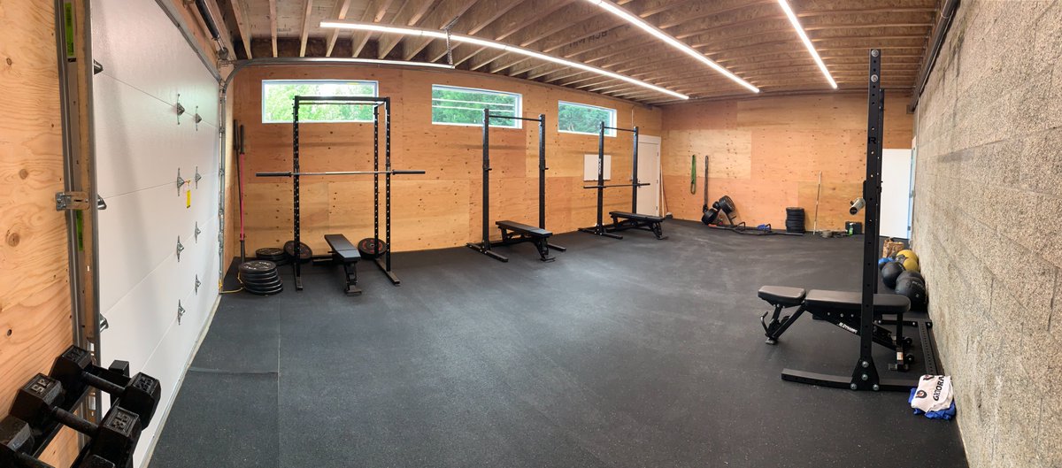 linfieldbsb's tweet photo. Our Player Development Area at the field is complete! It is attached to the batting cages and allows our players to work out exclusively at Roy Helser Field. The garage door opens to the field and features a concrete patio. Thanks again to all of our donors who made it happen! https://t.co/a4JSqM2jWh