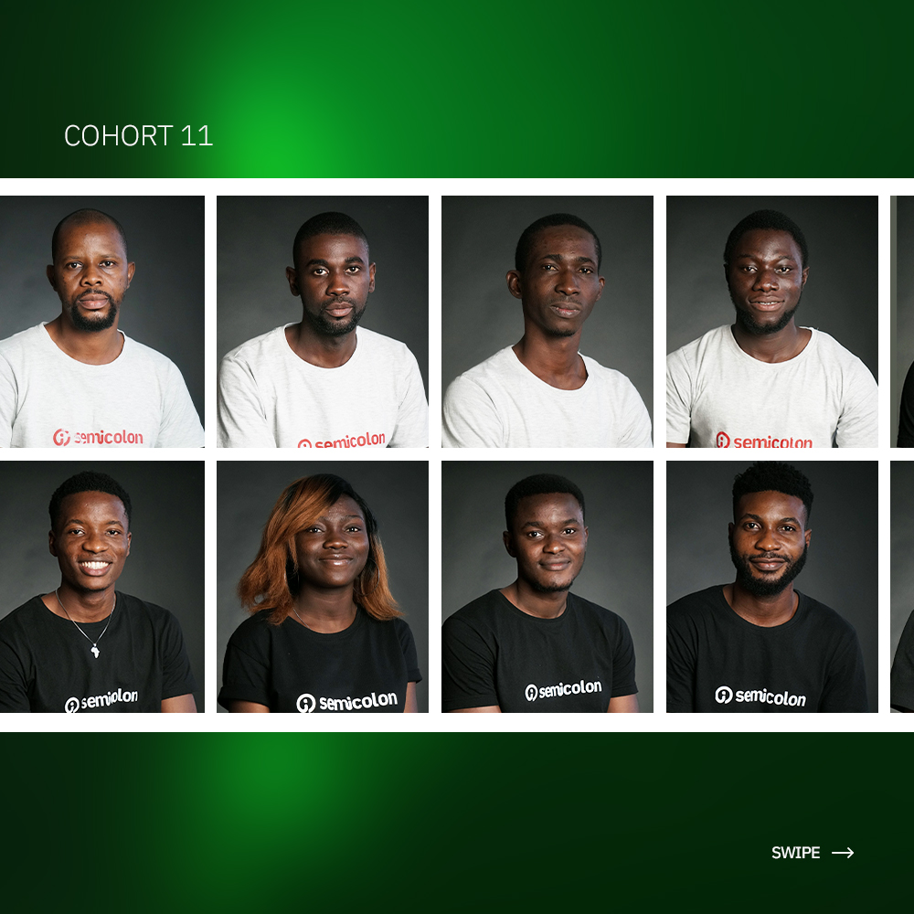 semicolonafrica's tweet photo. Introducing the graduating class: THE LUMINARIES.🎉

They've transformed from novices to skilled software engineers.

Join us as we celebrate them! ✨

To attend, register via https://t.co/UWnauVb1RZ

#SemicolonAfrica #11thCohortGraduation  #TheLuminaries #SoftwareEngineers https://t.co/UA9o6UEKdv