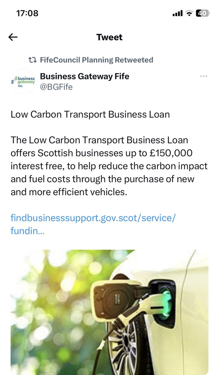 Perhaps #PremierHomesScotland  would like to borrow another £150k to bolster their green credentials with new & more efficient vehicles. Perhaps they just have enough gearing for now. Just ask @BGFife