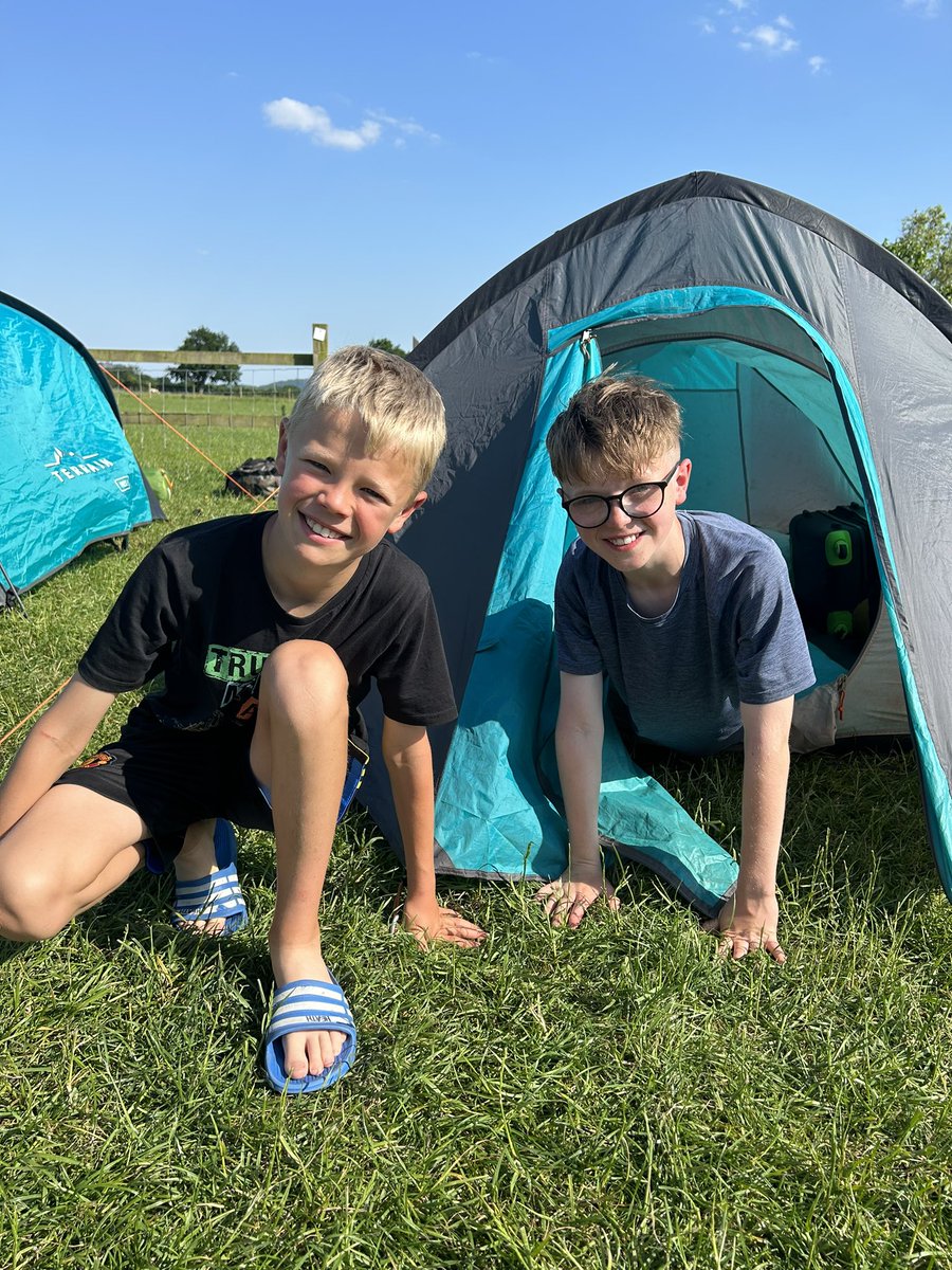 StMartinsChest2's tweet photo. Tents up and ready for more fun in the sun 🏕️☀️ #WolfgateResidential #Wolfgate https://t.co/41IXTMQy7K