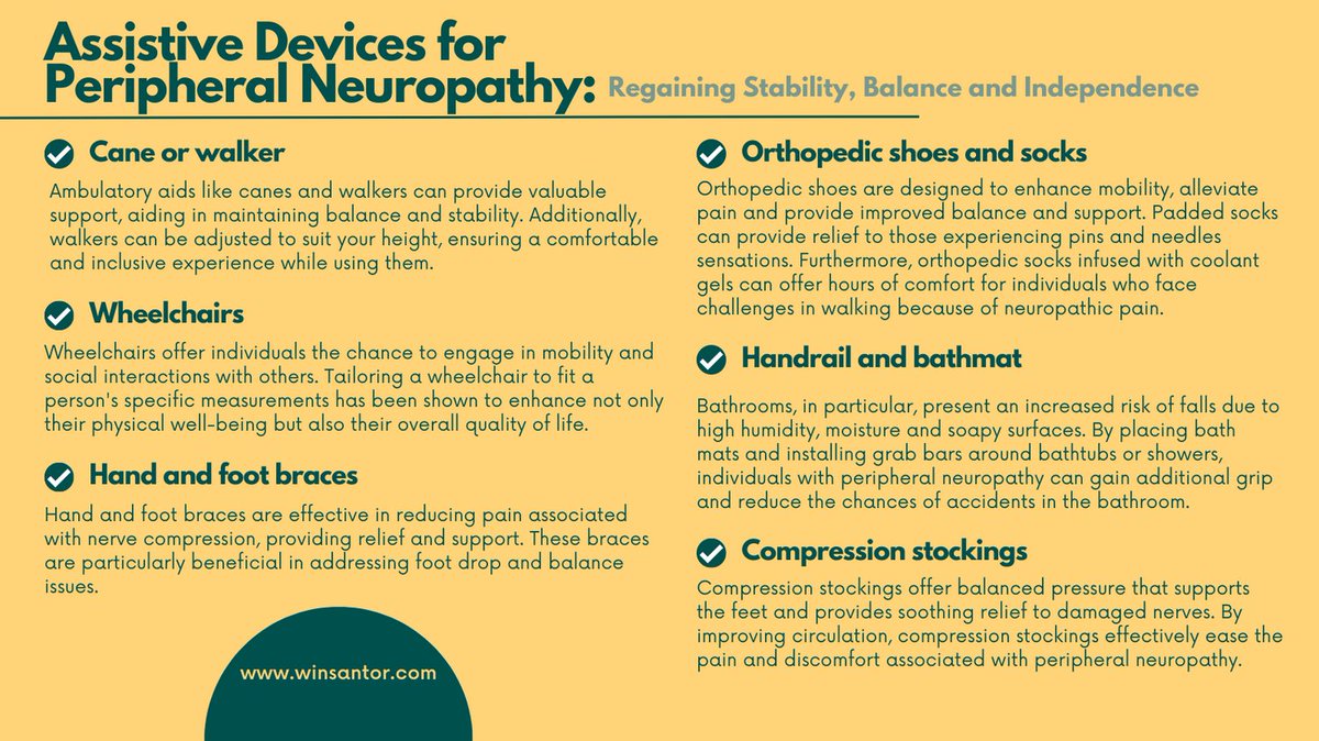 How does balance affect patients with peripheral neuropathy and how can assistive devices help them? Learn here: lnkd.in/gvajC9td

#nationalsafetymonth #peripheralneuropathy #neuropathy #nervedamage