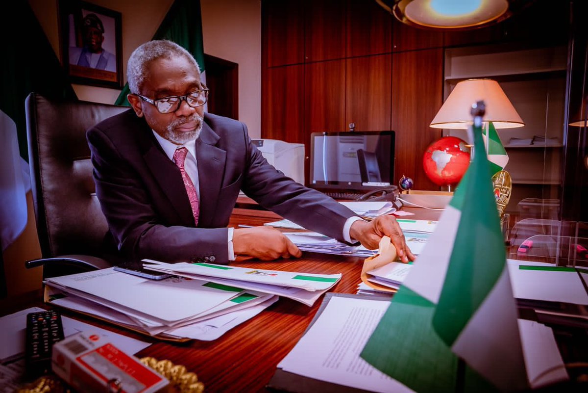 First day at work; congratulations once again, the Chief of Staff, Rt Hon @FemiGbaja’biamila.