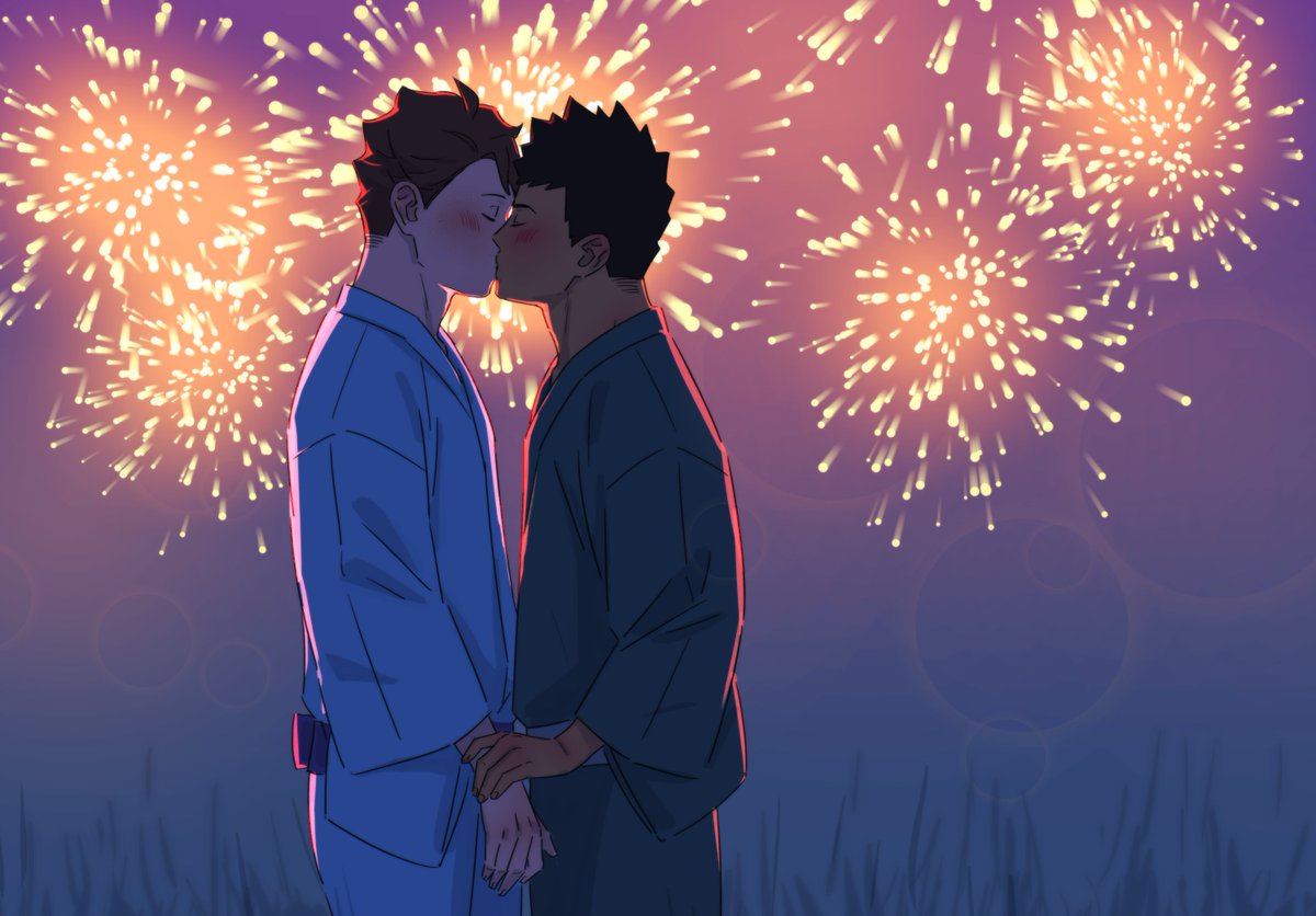 Some summer #iwaoi 🎆🌻