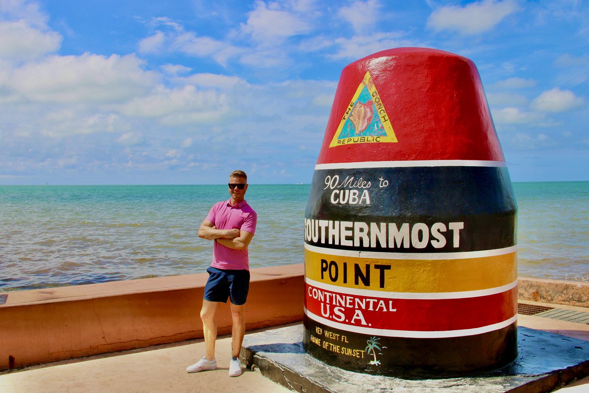 I made it to the southernmost point in the continental United States! 

#HomoCultureTour #TheFloridaKeys #KeyWest #FloridaKeys #southernsmostpoint #travelgoals