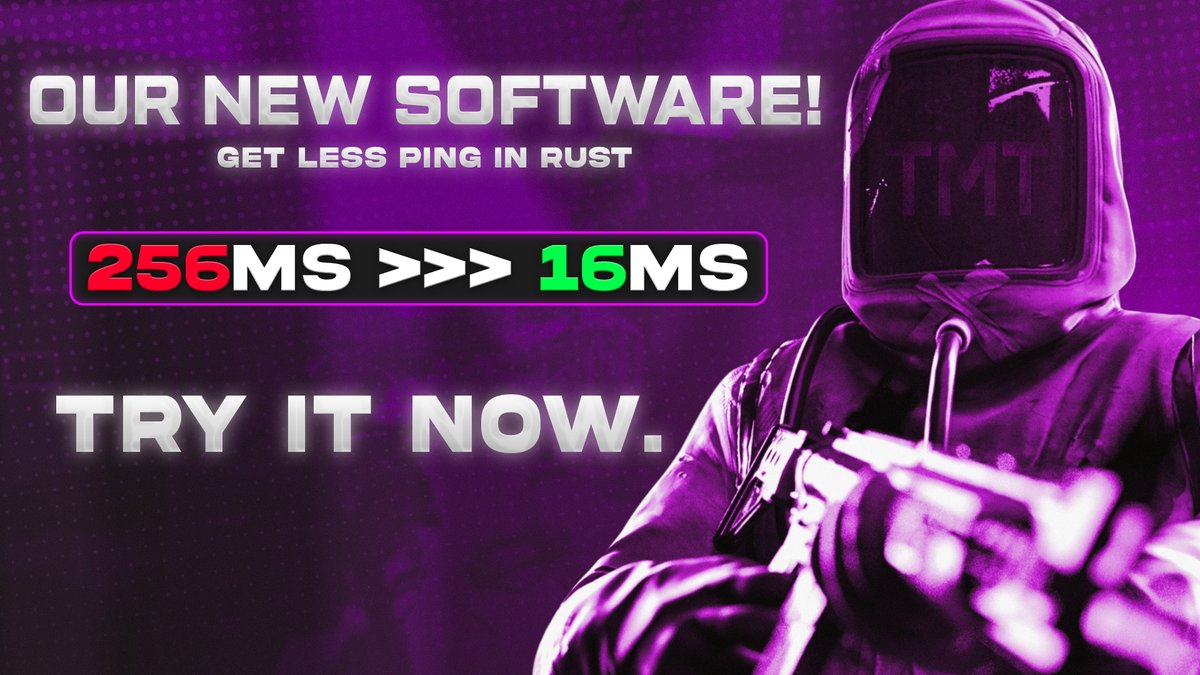 TheMatrixTech_'s tweet image. CHECKOUT OUR NEW SOFTWARE FOR RUST!

Lag no more in Rust.