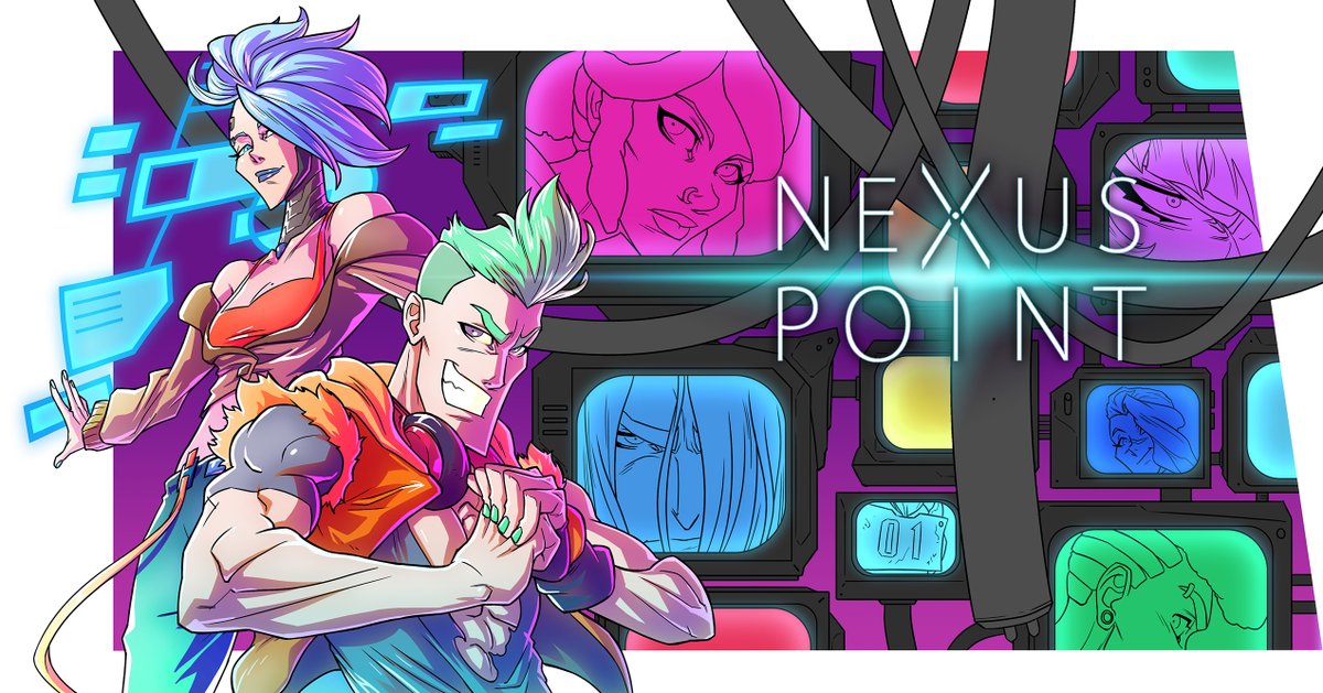 trevoramueller's tweet photo. Summer reading is important! Immerse yourself in the addictive world of my Webtoon series, Nexus Point!
Prepare for cliffhangers, unexpected twists, characters you won't be able to forget, and a story that grips you and won't let go!
#WebtoonAddict #MustRead https://t.co/yNknt00Gta