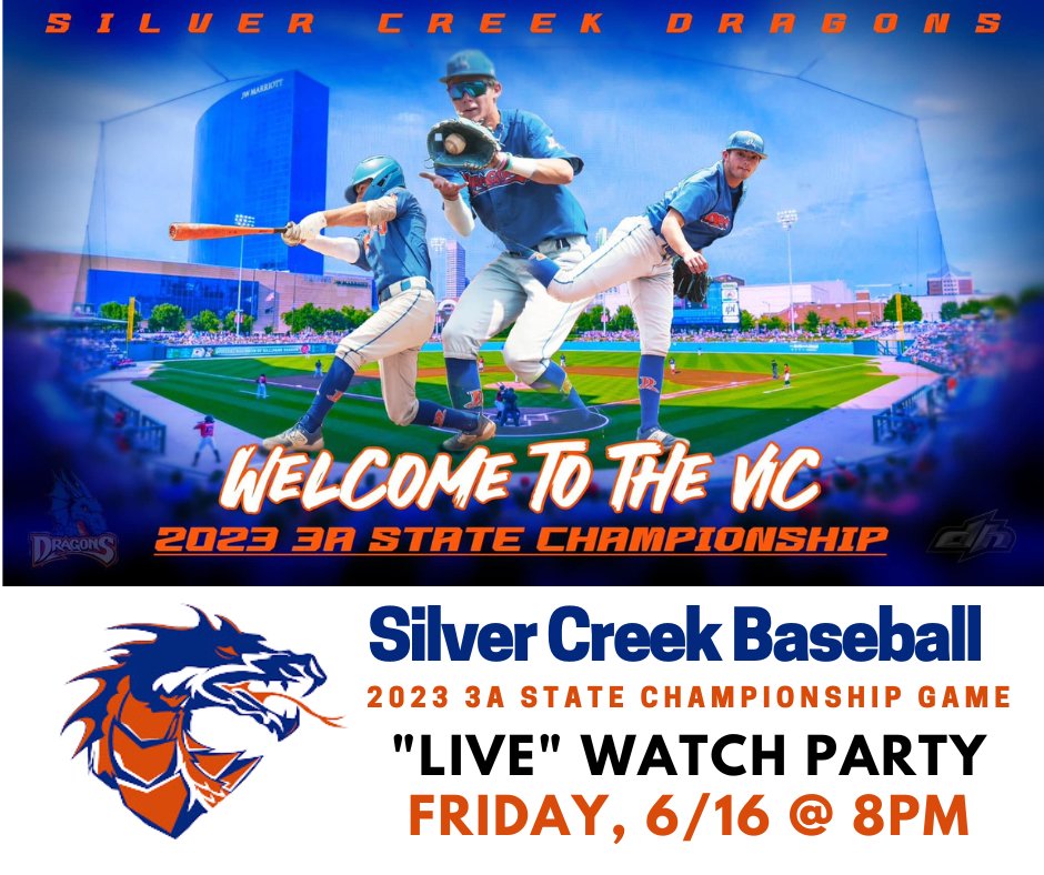 HSPizzaCo's tweet photo. Come support @SCDragonsBBall! Hunter Station Pizza will be hosting a "Live" Watch party this Friday Night, starting at 8pm. Come watch it on the big screen as the Dragons make the run for the 2023 3A State Championship. https://t.co/jkKQAdyEC1
