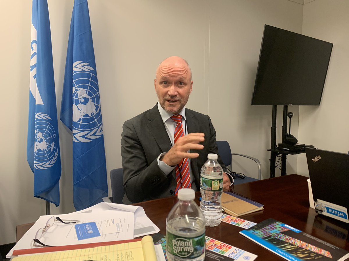 Great presentation by Mr Pelle Enarsson of Sweden on the Summit of the Future and the SDG Summit taking place at the UNHQ this year. He promotes the engagement of youth in the 2030 Agenda as well as the Summit of the Future. #wfuna #unaa #un