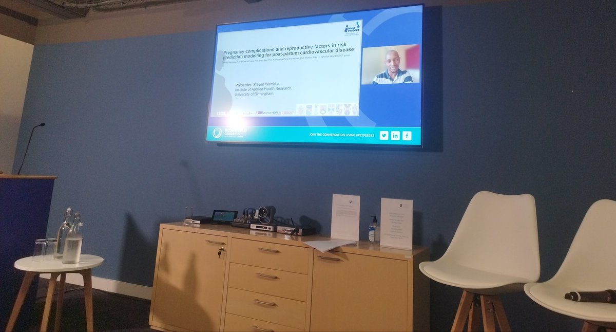 StevenWambua's tweet image. Presented an oral presentation on pregnancy factors in CVD risk prediction models in women #RCOG2023 #mumpredict