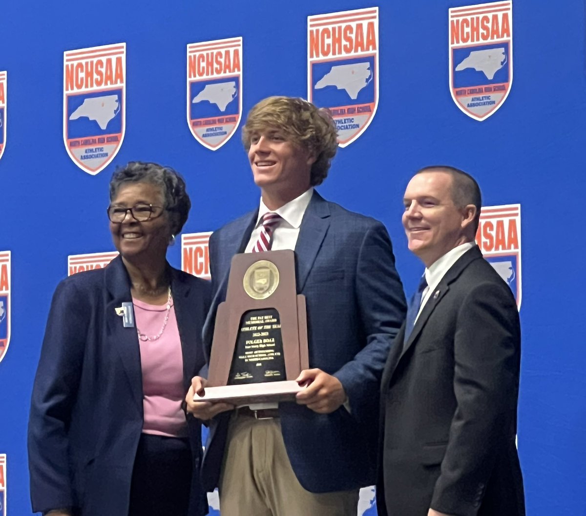 Congratulations to Folger Boaz who was just named the 2023 NCHSAA Male Athlete of the Year! Great job on an amazing career Folger! #GDTBAC 

<a href="/MaNewsSports/">Mount Airy News Sports</a> <a href="/WXIISports/">WXIISports</a> <a href="/WFMYhss/">WFMY HS Sports</a> <a href="/bhallwfmy/">Brian Hall</a> <a href="/BoazFolger/">Folger Boaz</a> <a href="/ESurryBaseball/">East Surry Baseball</a> @ES_CardinalsFB <a href="/es_menshoops/">East Surry Men’s Basketball</a>