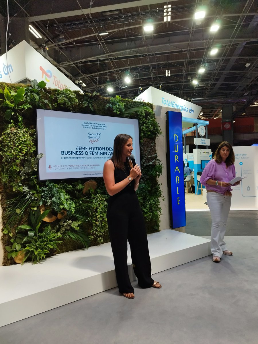Jessica_DEMAHIS's tweet photo. // Viva Technology 2023 // #entrepreneuriat 
Finir en beauté cette journée, en assistant à la 6 ème édition des @BizzOfeminin Awards avec @LucieBasch  en marraine. 
Bravo aux lauréates de cette édition: Koraï ,Arterya ,COLIBREE Intergeneration ,ToTake Up,FURIFURI. https://t.co/xi8ZhRKCjz