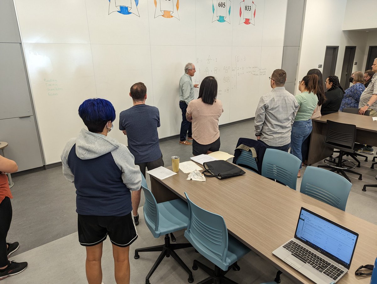 Day 2 @UCDmathproject off to a running start! Problem of the month & more fractions! 

#MTBoS #EdChat #MathEdChat #Equityedu #tosachat #teachertwitter #socialLEADia #CAEdChat #learning #professionaldevelopment #STEM #STEAM #MSMathChat #HSEdChat #ElementaryMathChat