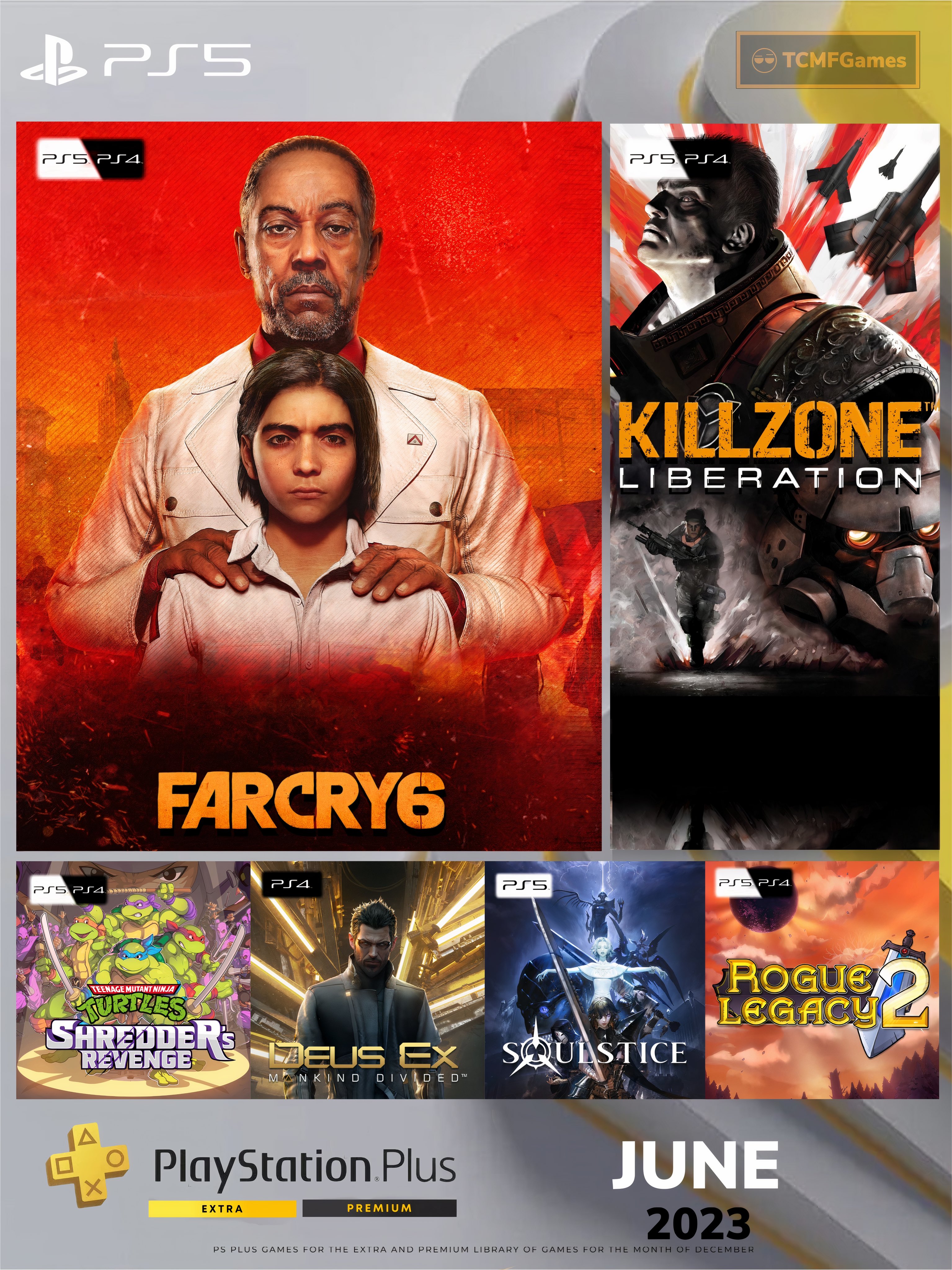 TCMFGames on X: PS Plus Extra and Premium adds 28 Games this