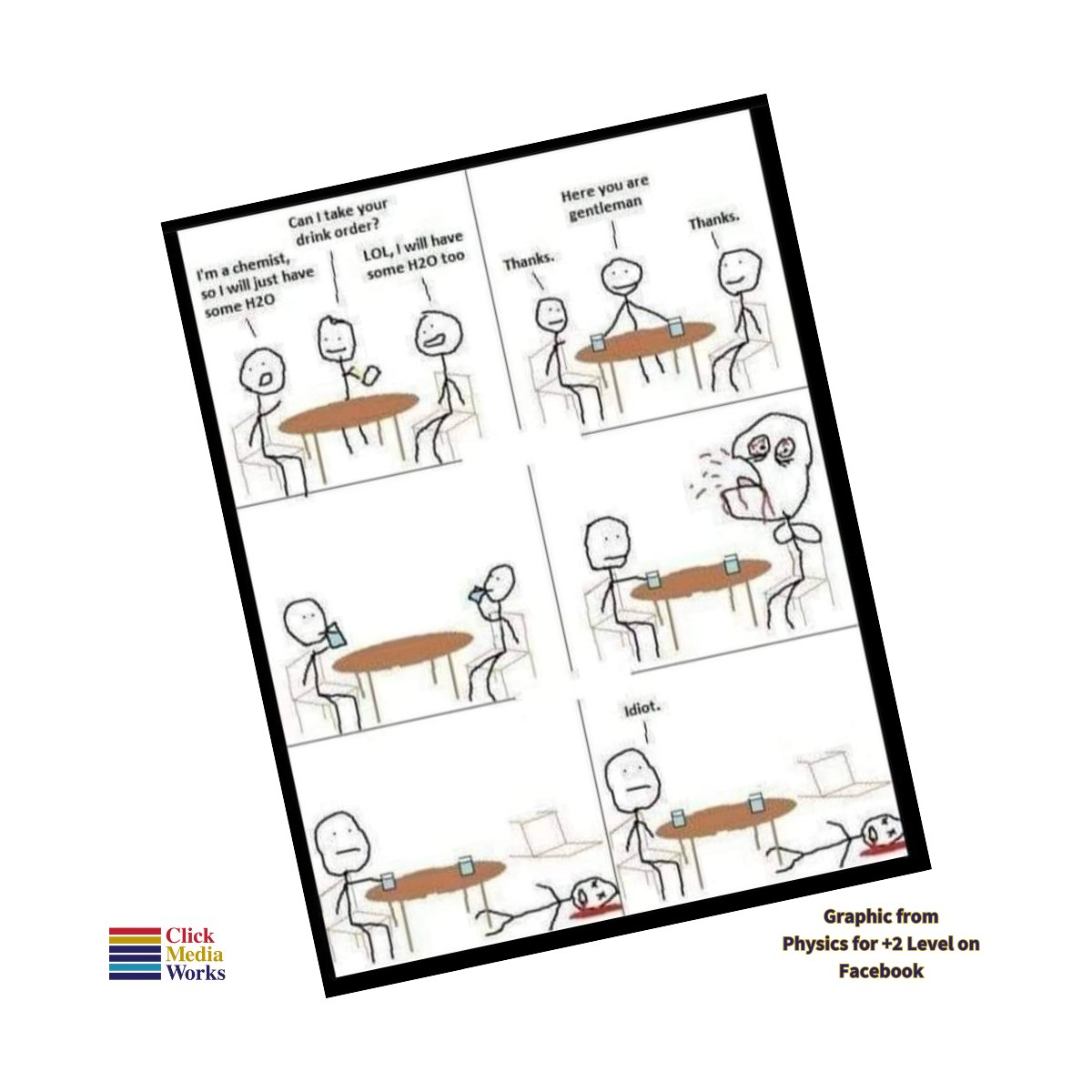 ClickMediaWorks's tweet image. #WordsMatter #ProWriterTip
If you don&apos;t want to gulp down hydrogen peroxide, place the word &apos;too&apos; elsewhere or choose a different word:
&quot;LOL, I, too, will have some H20.&quot;
&quot;LOL, I will have some H20 also.&quot;
&quot;LOL, H20 for me as well, please.&quot;
#Homonyms #BusinessWriting #Copywriting