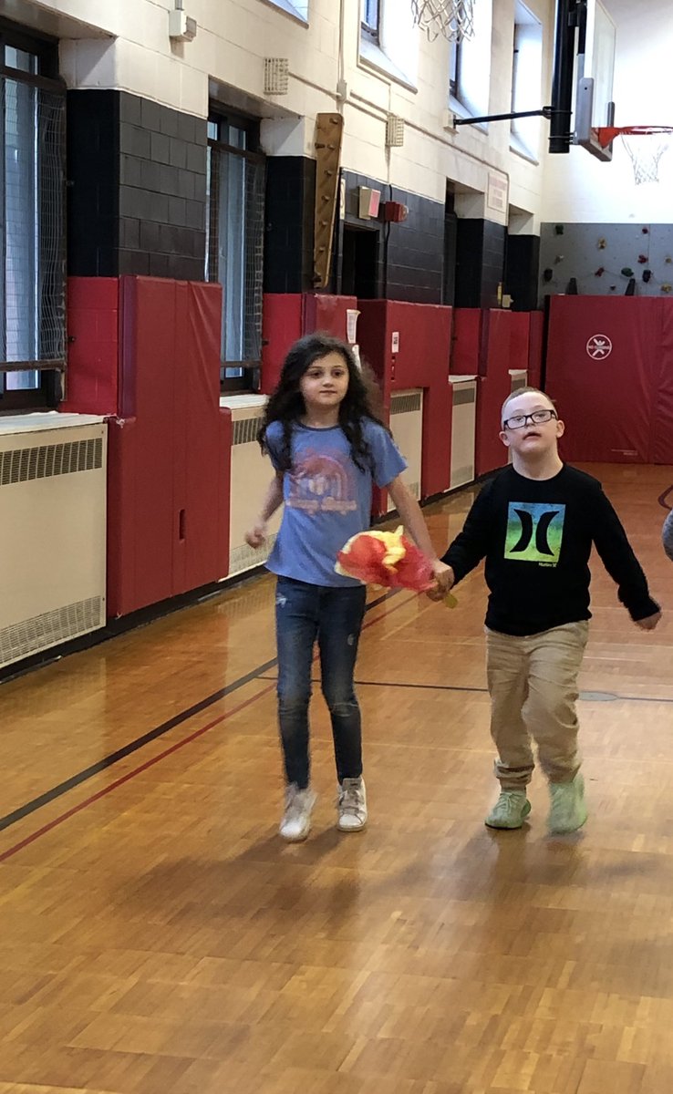 EBHSchool's tweet photo. #ebhschool.   The torch is lit!  3rd graders are ready for their Olympics! https://t.co/HwJEut3wMi
