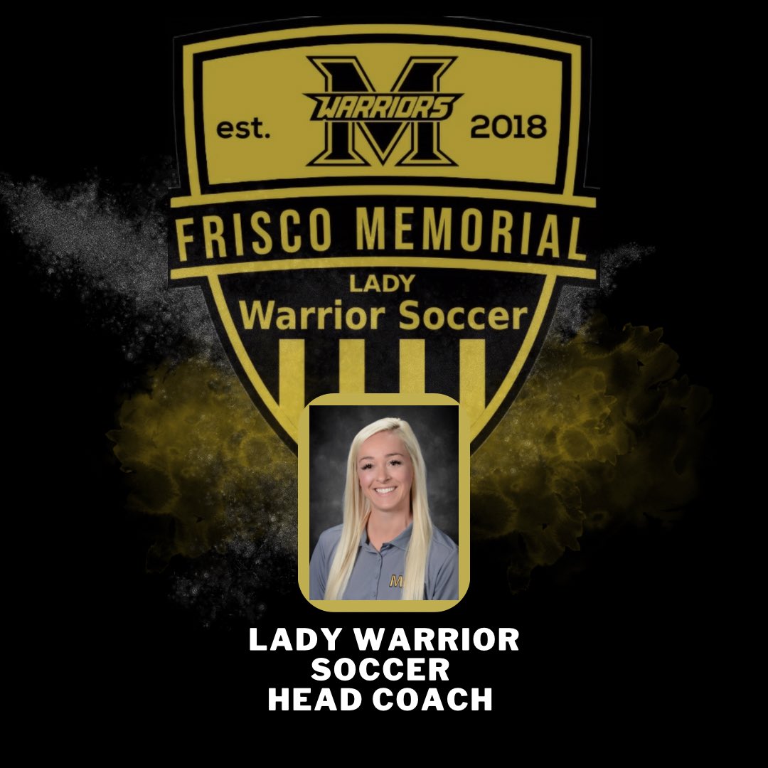 coachgarysoccer's tweet photo. I am excited to announce that I have accepted the Lady Warrior Soccer Head Coach position at @2018Memorial I am grateful for the opportunity to lead our amazing ladies! Blessed to be apart of this program! The future is bright and looking forward to getting after it! GO WARRIORS https://t.co/l4H9TbC1zH