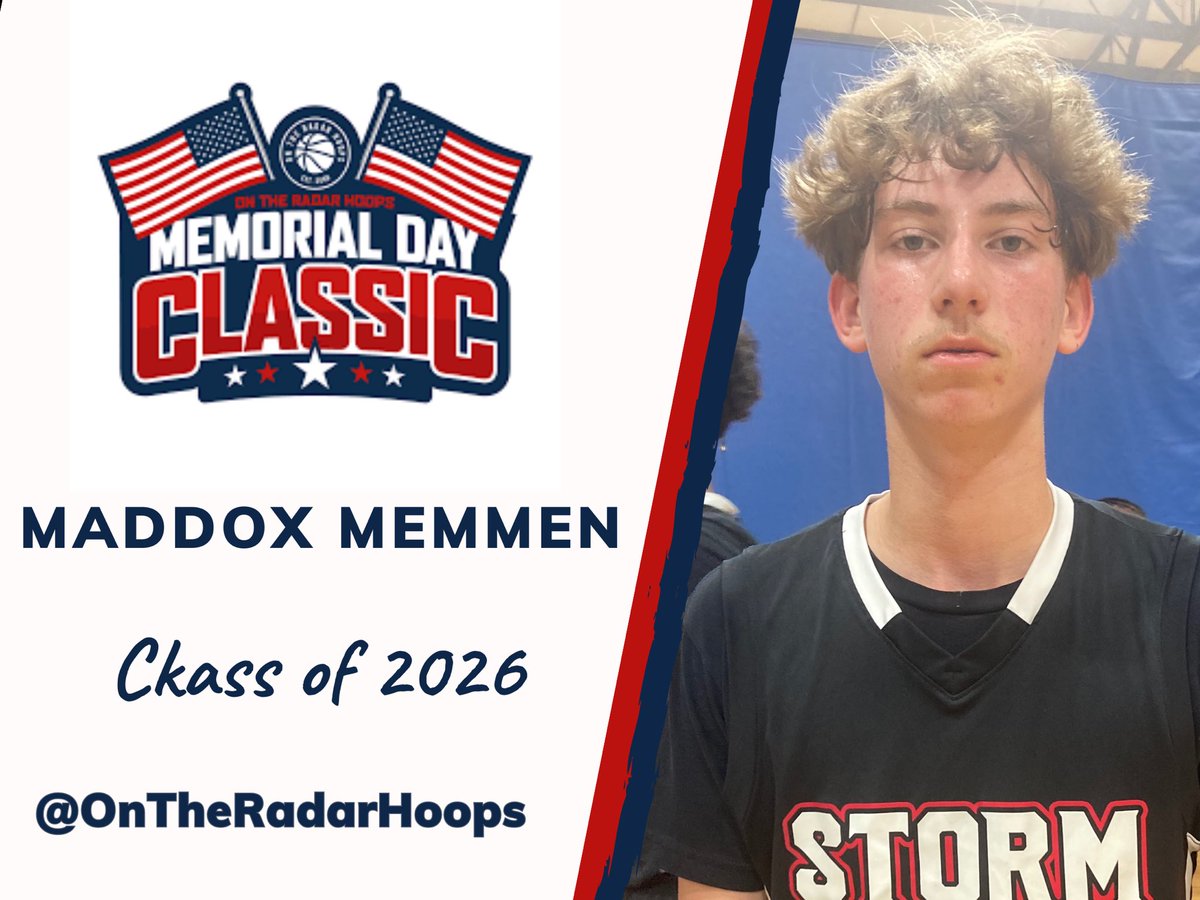 OntheRadarHoops's tweet photo. '26 Maddox Memmen is a prospect of promise from the Gulf Coast Storm.

He brings size, shooting ability and versatility to the floor.

@JL_Hemingway EVAL:
https://t.co/LNBY6ur1lC https://t.co/nC26x18hnG