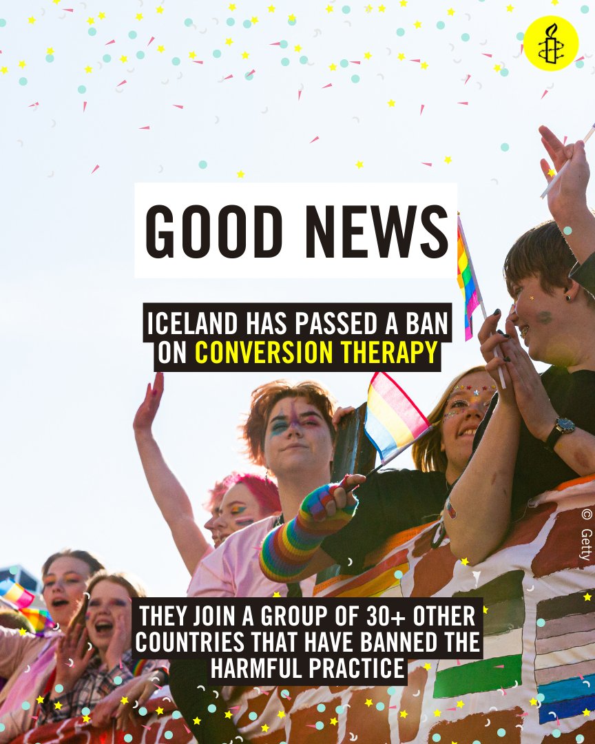 This means less people will now be forced into abusive therapies to try and change their identity. 

LGBTI rights are human rights 💛