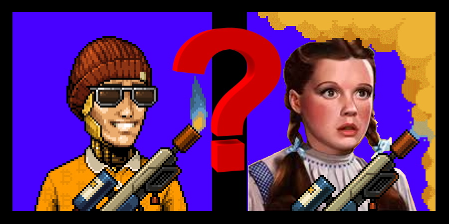 FinneyComics's tweet photo. What does Finney have in common with Dorothy from The Wizard of Oz?

A) They both love dogs.

B) They both follow bricks.

C) The Tin Man sort of looks like an android...

D) Pyromania.

*announcement imminent* https://t.co/lzjWlZutdO