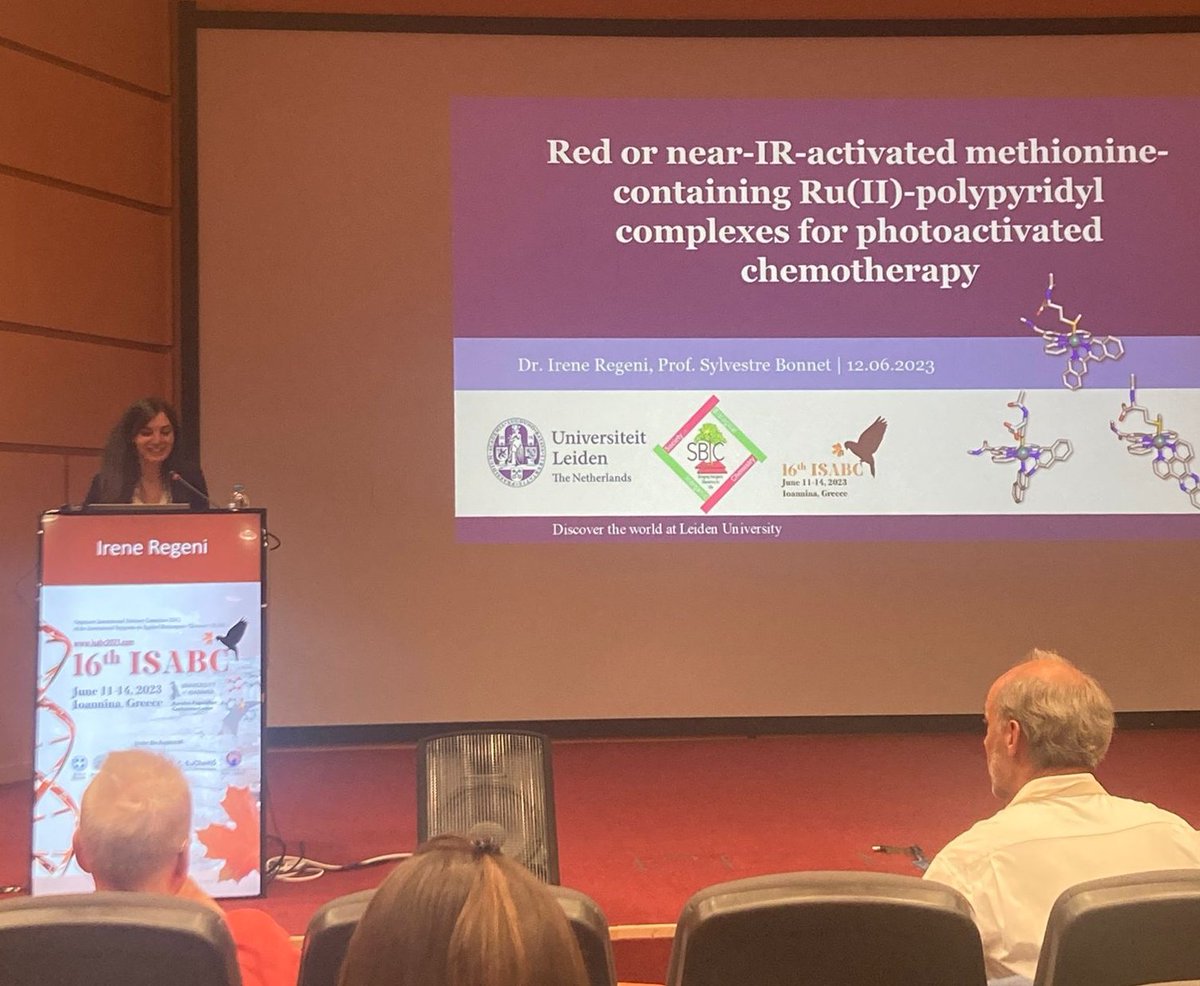 IreneBenzop's tweet photo. At the end of the very nice 16th ISABC in Ioannina, Greece! Amazing occasion to meet inspiring and outstanding scientists!! What an incredible community!
Thanks to the @SBICofficial for giving me a travel award!!
#chemistry #ISABC #WomenInScience https://t.co/PKRmLkZmhe