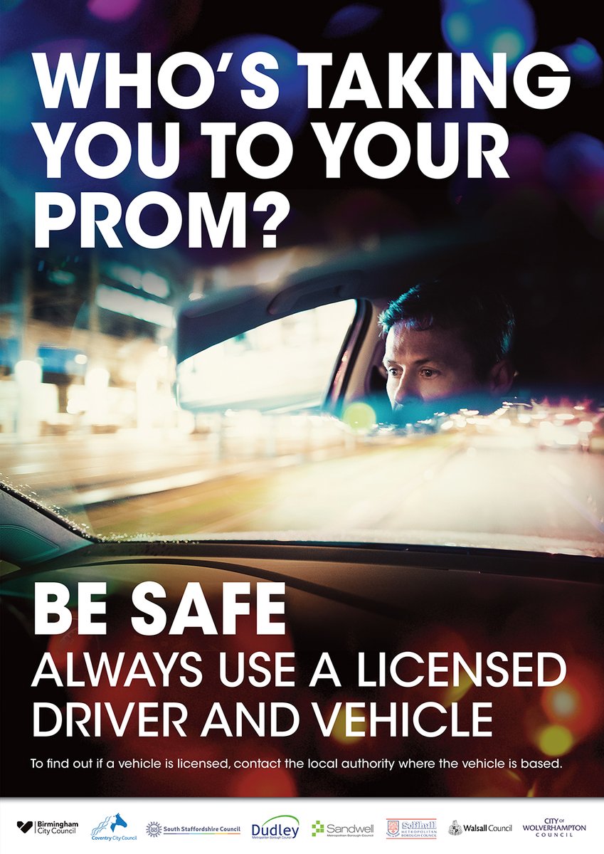 BrumPolice's tweet photo. Parents and carers, when it comes to prom night, let's prioritise safety 🤝
Before entrusting a vehicle to transport your teen, check that it's licensed and insured 🚗
Reach out to your local authority—they're there to help!
Read more ▶️ https://t.co/fU2I6uQMlJ #WMPsafer https://t.co/s2JlzEUl7d