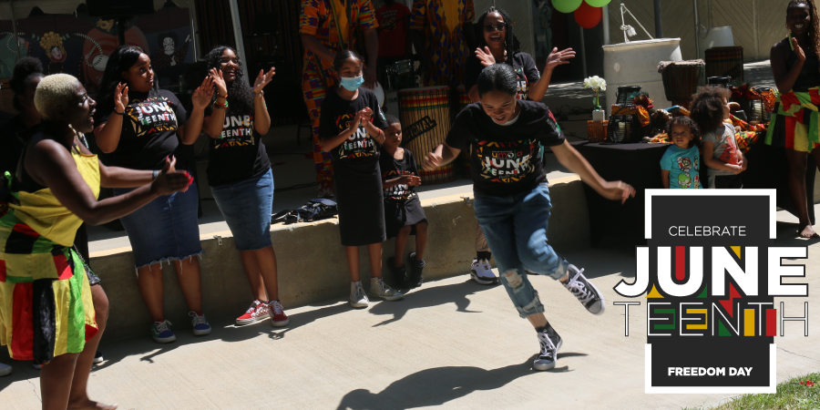 The AVC Umoja Community invites students, faculty, staff, and the community to celebrate Juneteenth. On June 14, join us for a Juneteenth Celebration in the Fine Arts Quad from 11am-3pm.

RSVP: links.avc.edu/Juneteenth-2023