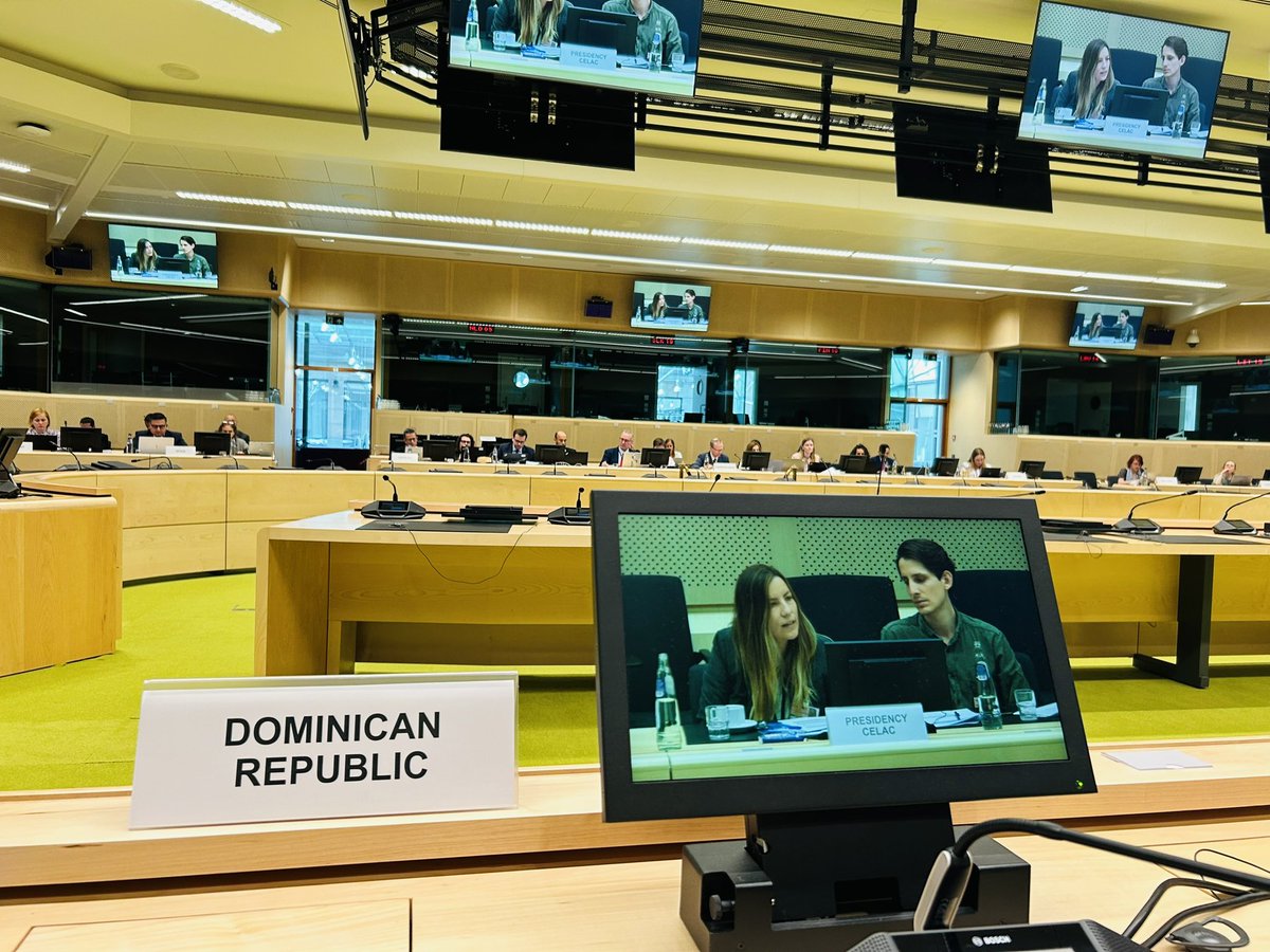 Technical Committee meeting of the EU-CELAC Coordination and Cooperation Mechanism on Drugs (CCMD) #EU #CELAC #missionoftheDRtotheEU🇩🇴