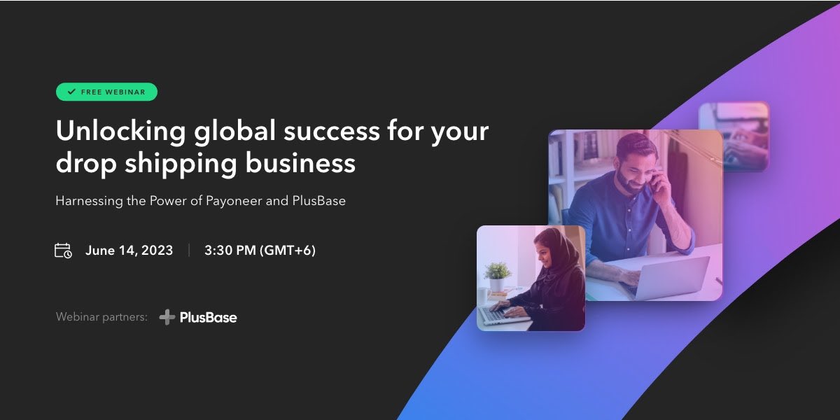 Crypto_Sarah01's tweet photo. Attended an insightful @Payoneer webinar on global success for dropshipping. Sorup Amin covered PlusBase tips, Nafiur Rahman shared Payoneer insights. Kudos to Syed Tafsir Mohammad for an engaging session! #webinar #payoneer #plusbase #dropshipping" https://t.co/nqUOVEYTD4
