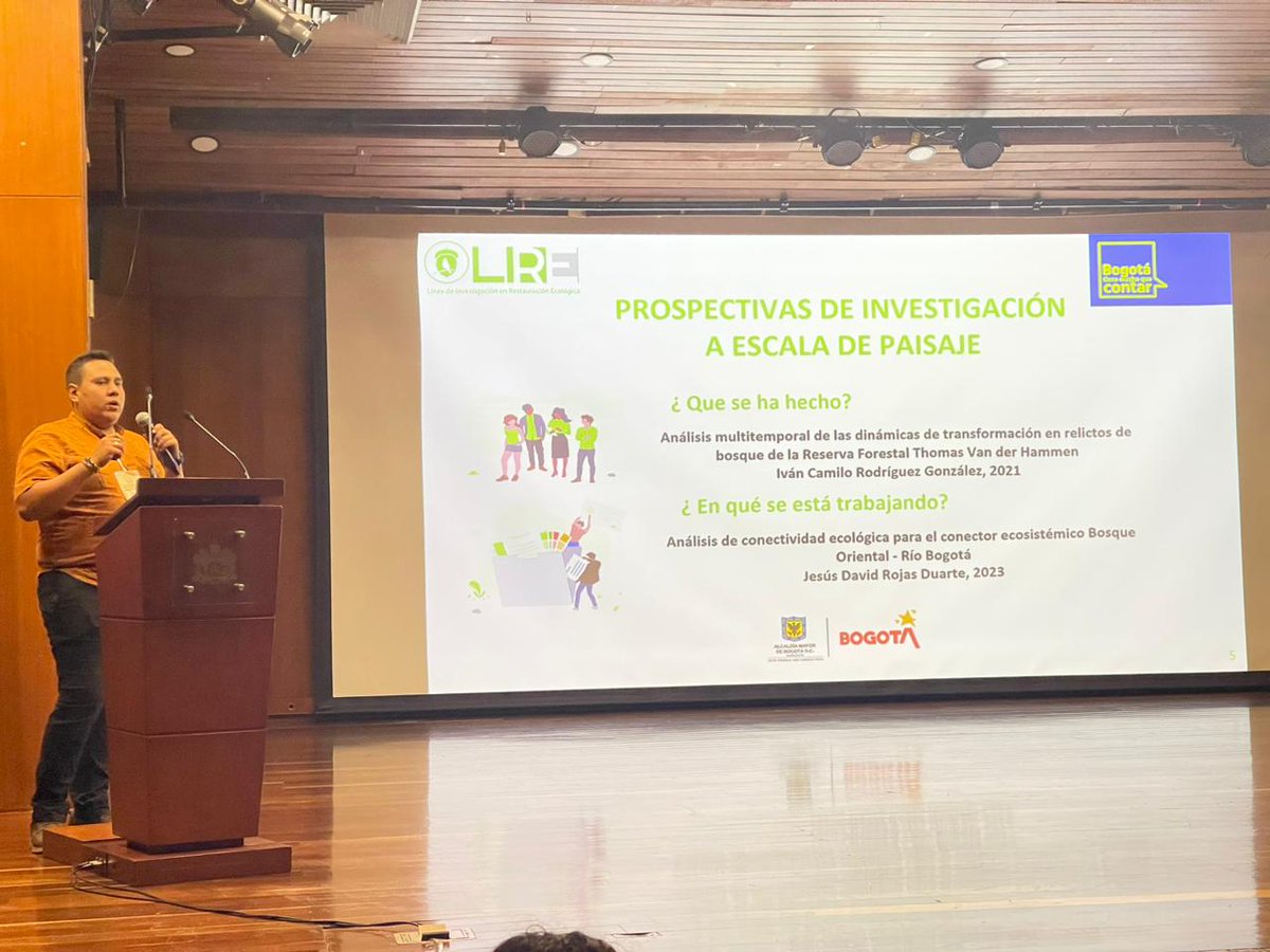 JBotanicoBogota's tweet photo. ✨🌿Continuamos con una completa agenda de cursos, conservatorios, talleres y ponencias como “Prospectivas de investigación a escala de paisaje” de @redcre_  durante el congreso de #restauraciónecológica2023 🌳✅ https://t.co/B4ZDY2ZsnI