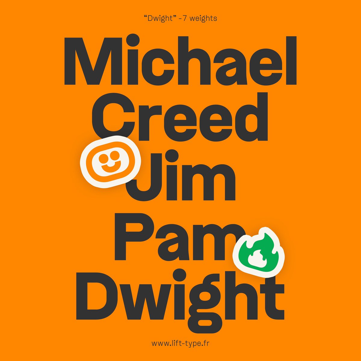 LiftType's tweet photo. Our typeface family, « Dwight » ✍️ https://t.co/L49070odZ4